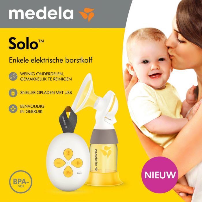 resterend brandwonden ontwikkeling Medela Solo enkele elektrische borstkolf kopen? | Gewoonborstvoeding.nl